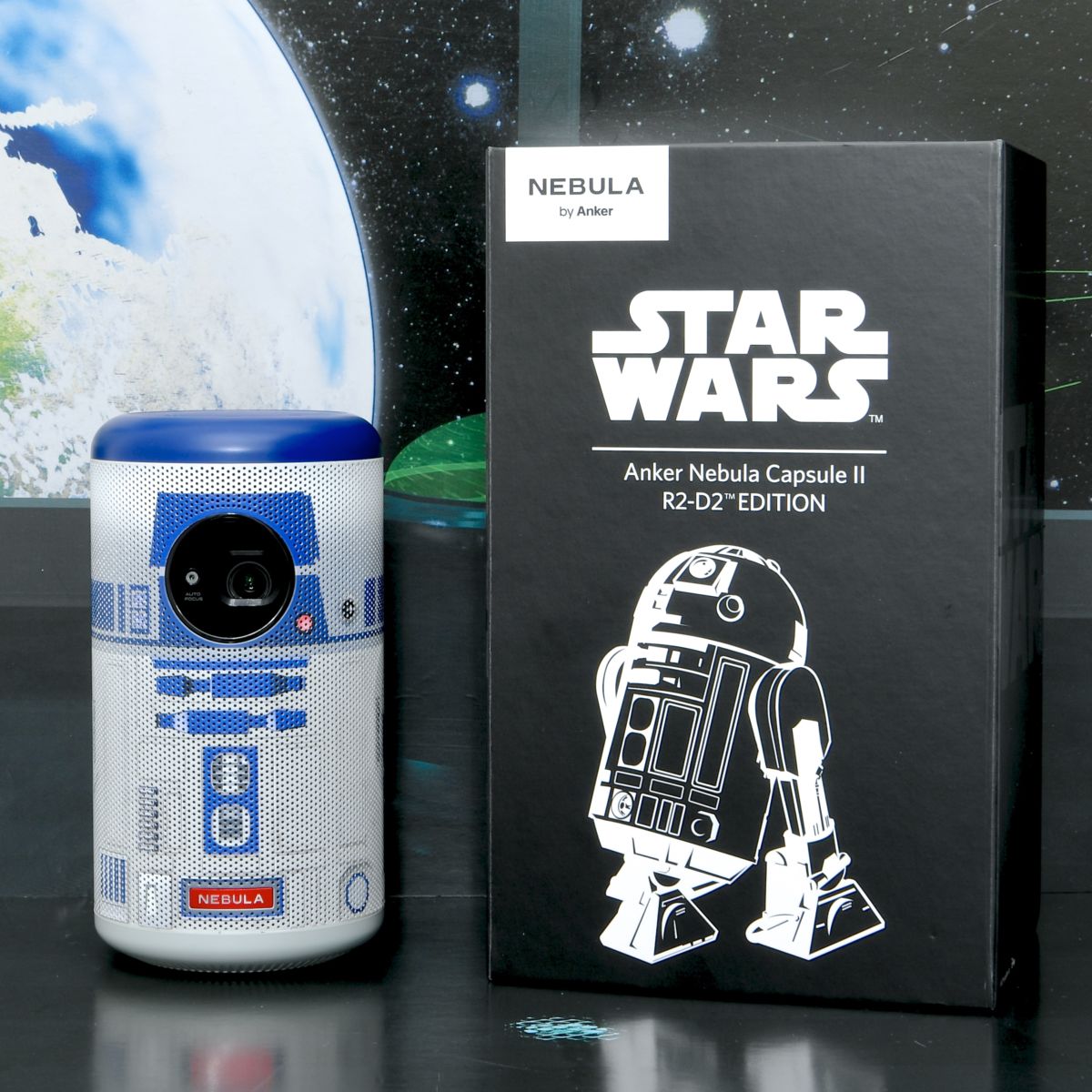 R2-D2」デザインのモバイルプロジェクター！「Anker Nebula Capsule II ...