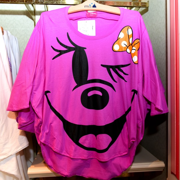 おばけTシャツ　ミニー　紫