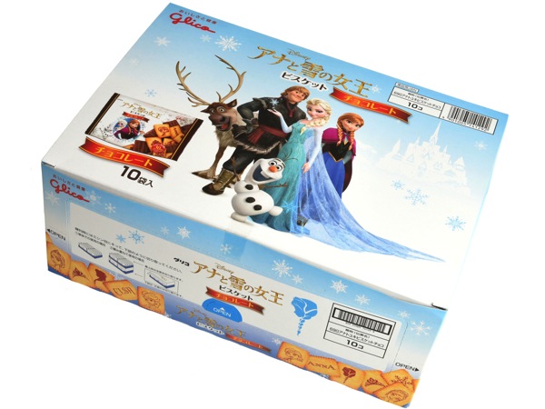 アナと雪の女王チョコレート外箱