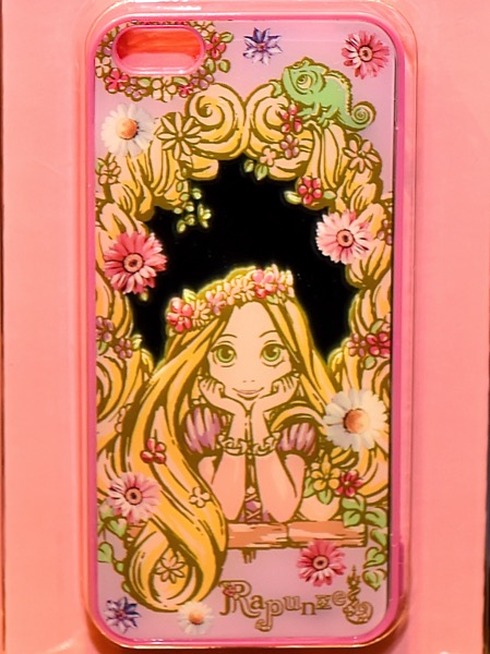 きらきらミラー風のラプンツェル アリス 白雪姫 東京ディズニーランドスマートフォンケース