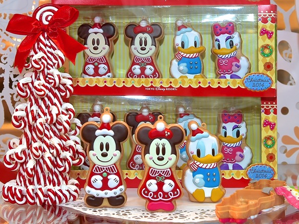 クッキーデザインがかわいい ディズニークリスマス2014 お菓子なクリスマスのお菓子お土産