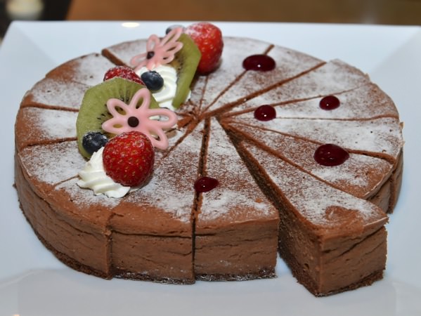スフレチョコレートチーズケーキ