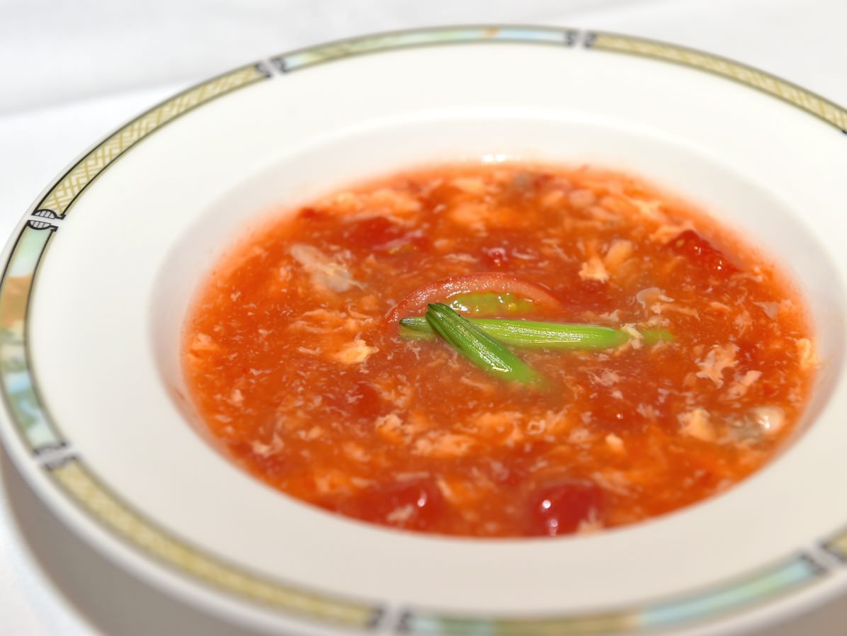 アサリとトマトのスープ