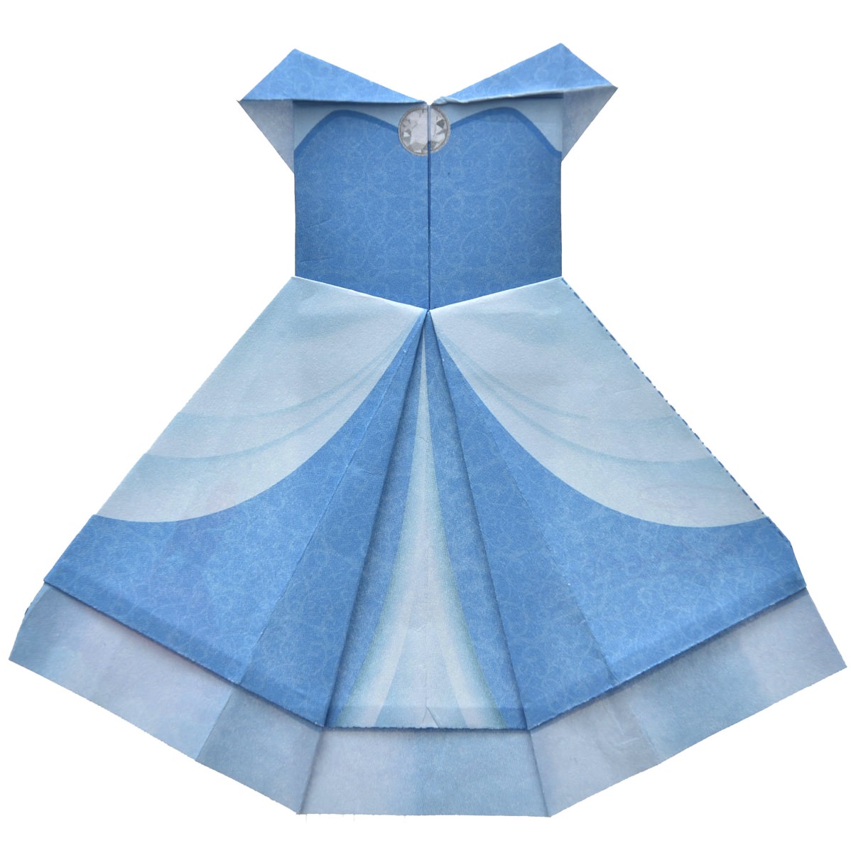ディズニープリンセスたちのドレスが折れる ディズニーランドの折り紙メモセット