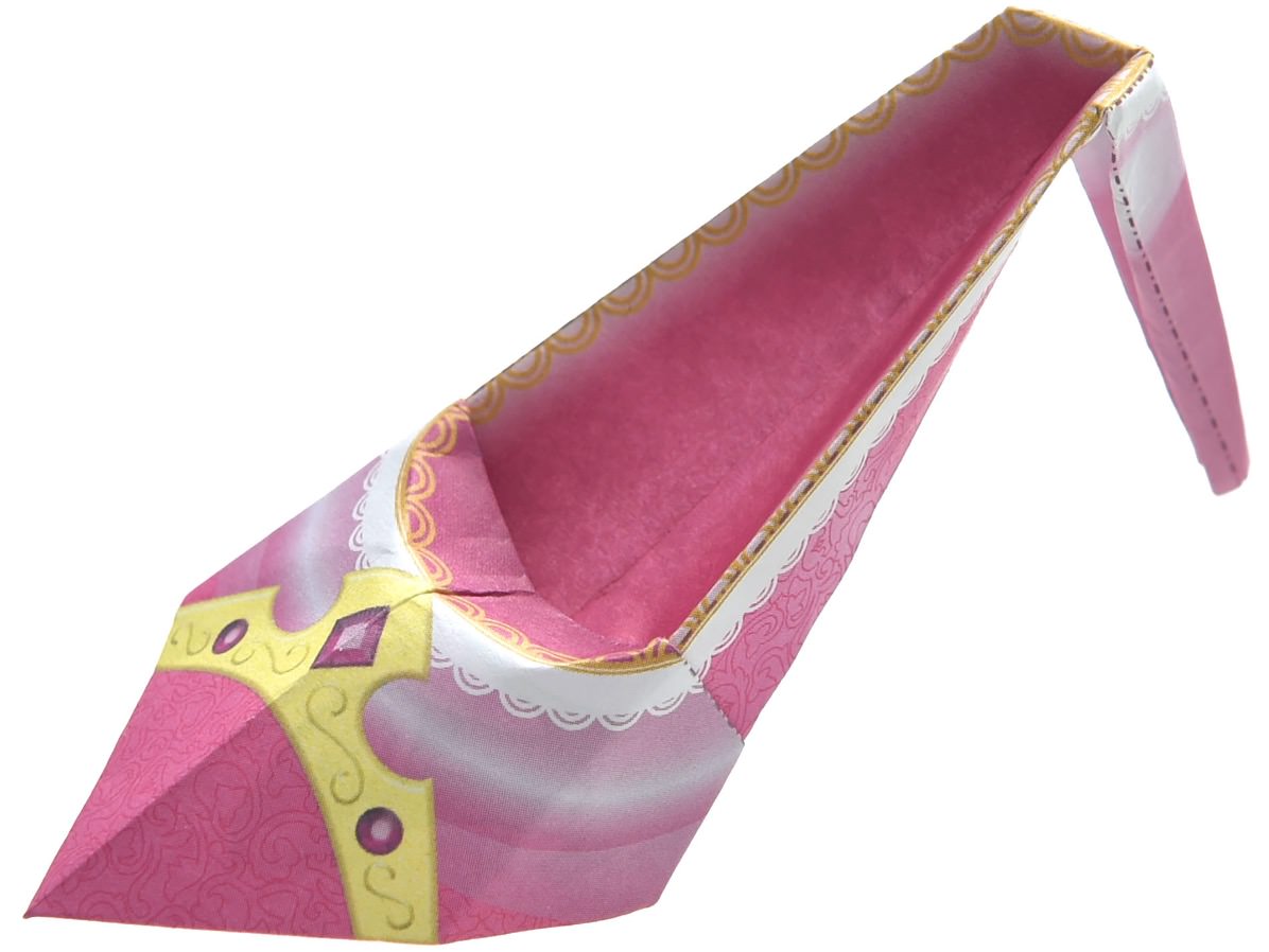 オーロラ姫靴型メモ