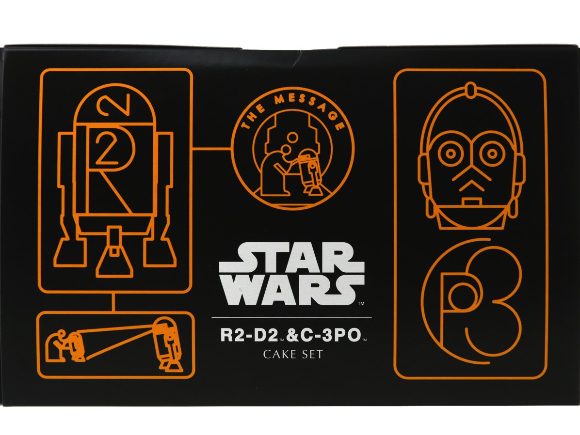  “R2-D2＆C-3PO”ケーキセットパッケージ上
