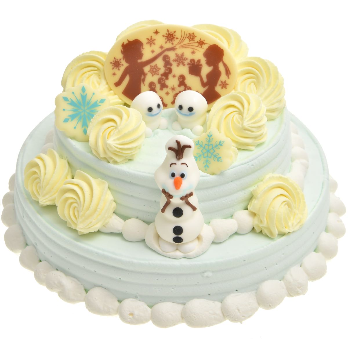 ‘アナと雪の女王’ サプライズクリスマスケーキ ～ ‘オラフ’ みんなのケーキ食べちゃダメよ ～