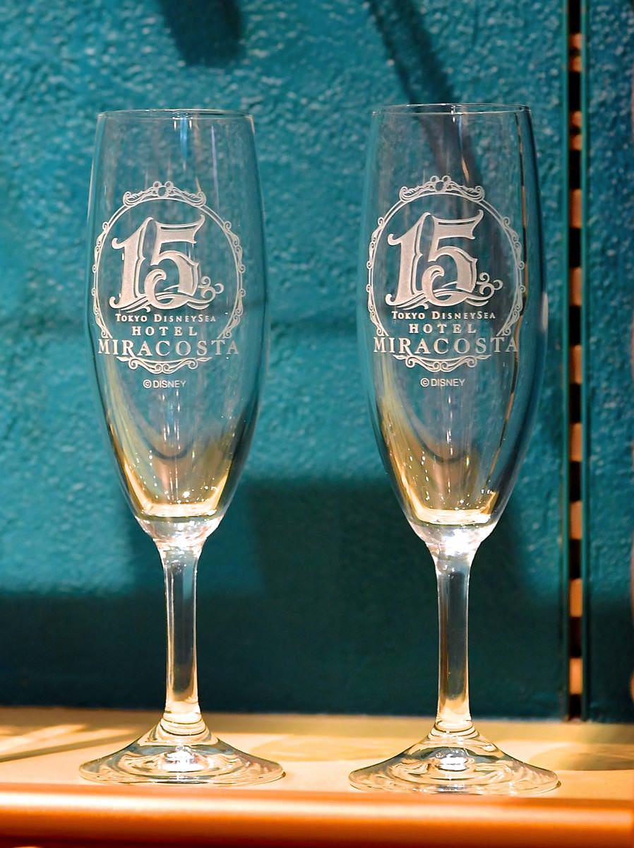 ミラコスタ宿泊者限定デザインTDS15周年グラス