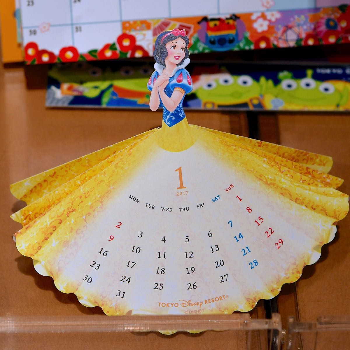 白雪姫ドレスカレンダー