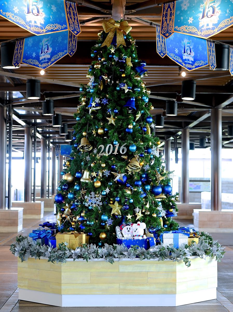 東京ディズニーシーステーションクリスマスツリー2016