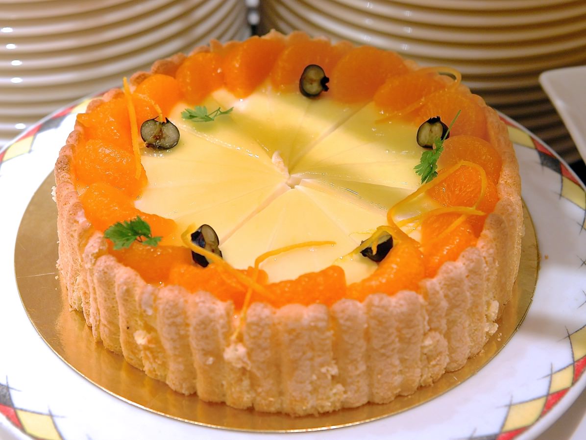 リコッタチーズとマンダリンオレンジのケーキ
