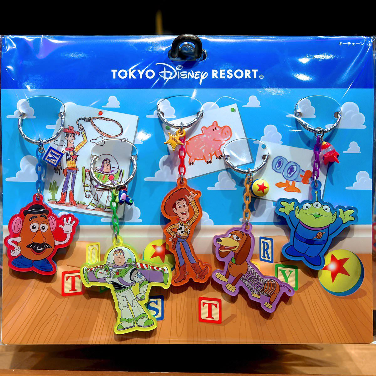 Disney】トイストーリーホテル限定 キーチェーン6種コンプリートセット