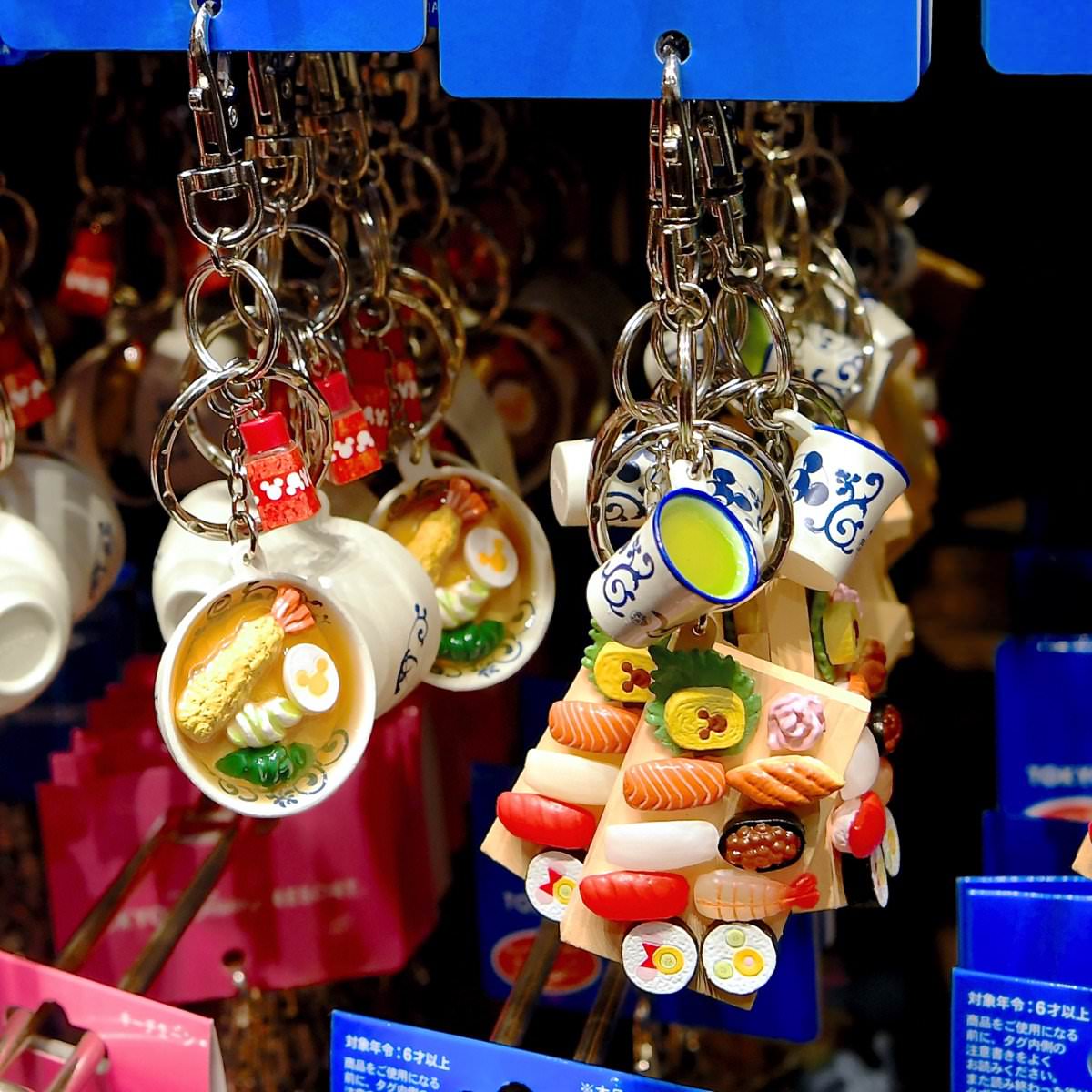 ミッキーモチーフのお寿司 天ぷらそば 東京ディズニーランド フードキーチェーン