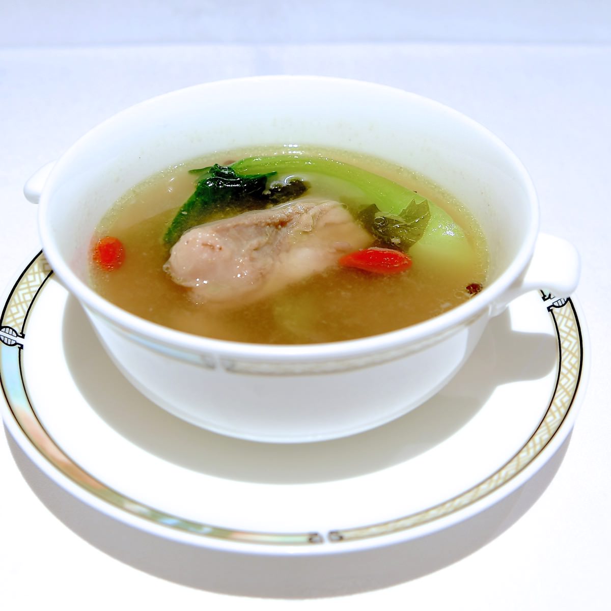 雪菜と豚スペアリブのスープ