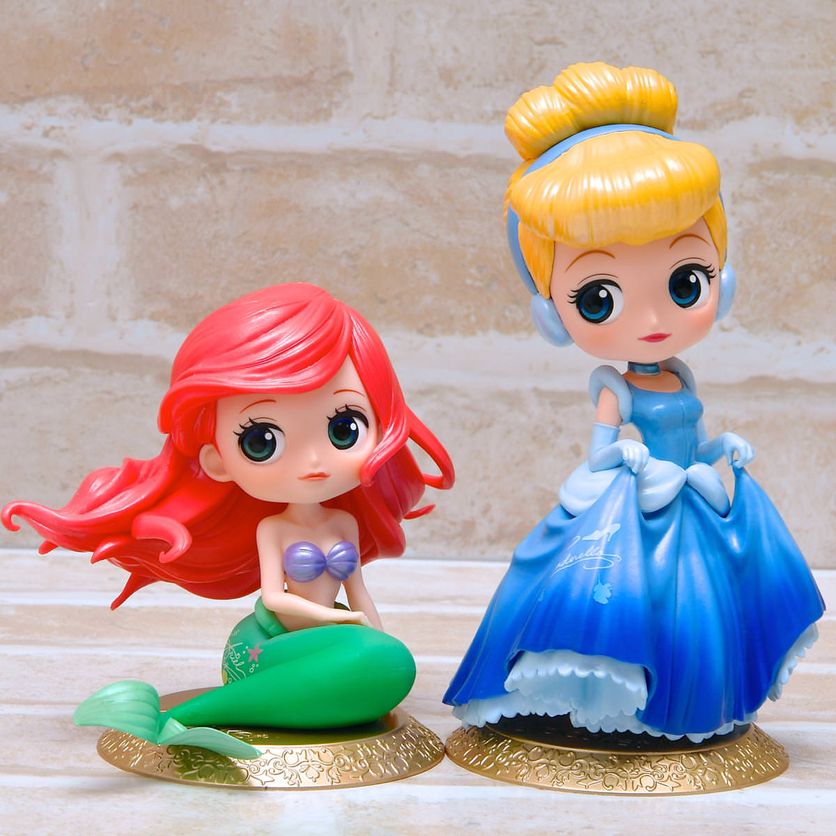 アリエル シンデレラが特別カラーで登場 バンプレスト Q Posket Disney Characters Special Coloring Vol 2