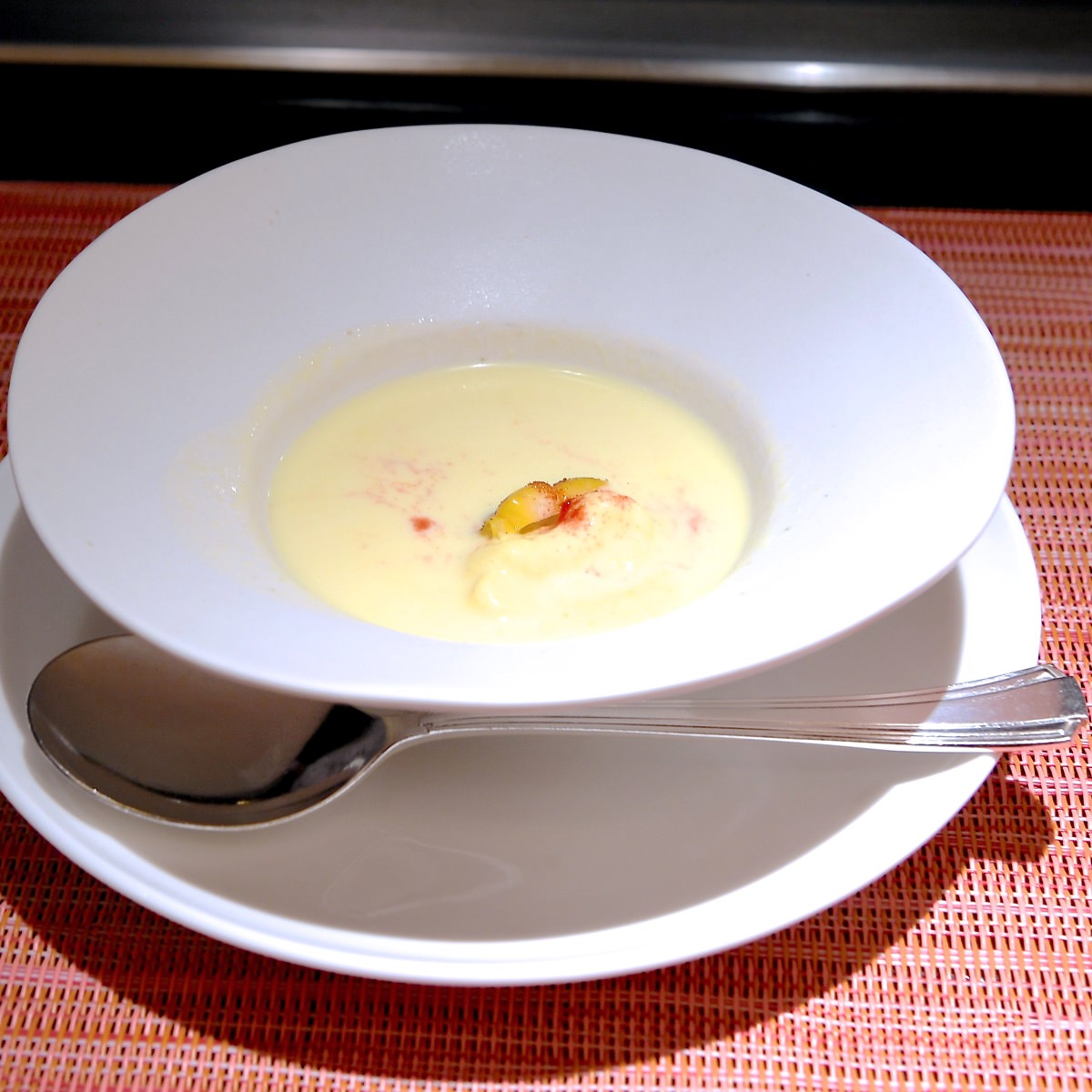 冷製玉蜀黍スープ