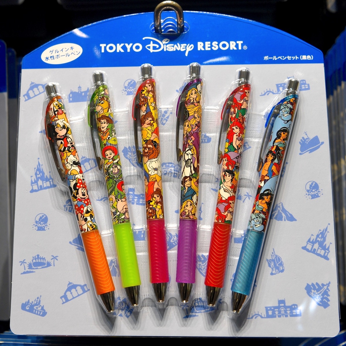 まとめ買いお得 東京ディズニーリゾート 水性 ボールペン 10色セット