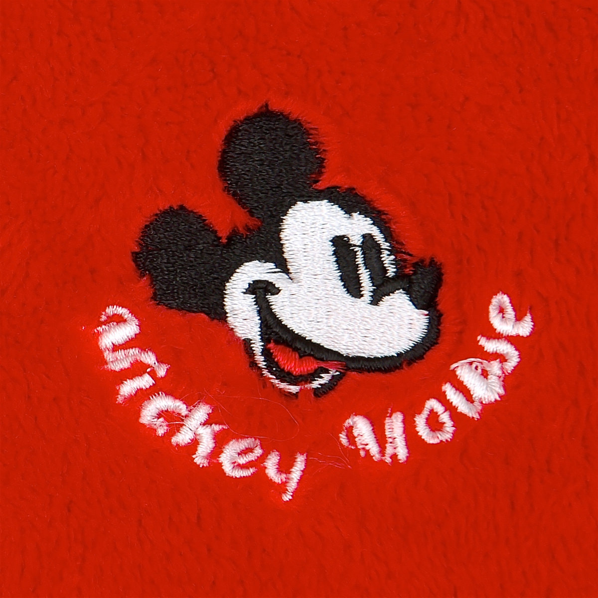 ミッキーマウス ブランケットインクッション　刺繍