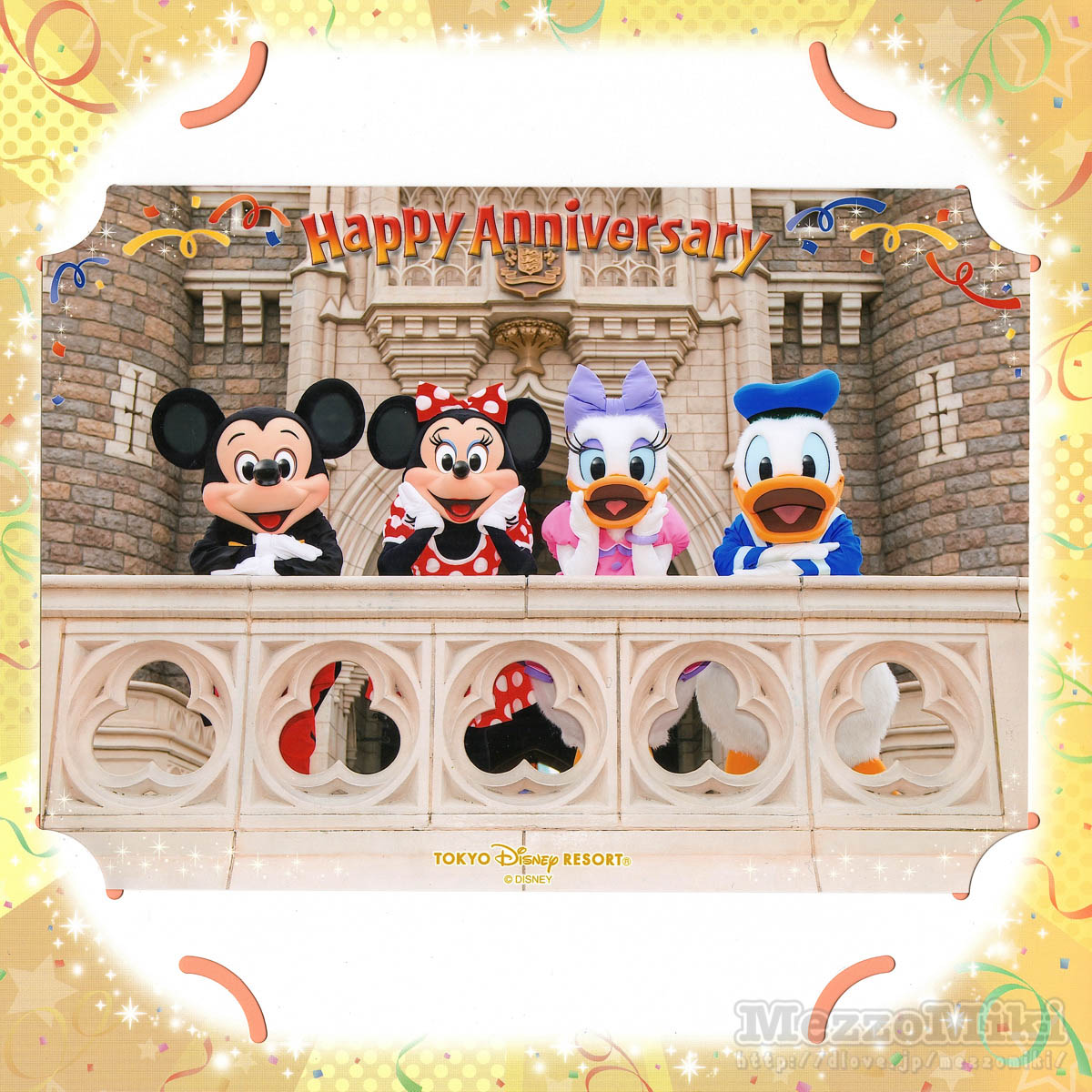 ミッキーたちがお祝い 東京ディズニーリゾート Happy Anniversary 17秋スナップフォト