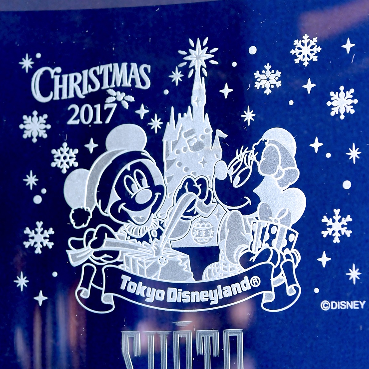 ディズニー ギフト オブ クリスマスデザイン 東京ディズニーランド クリスマス ファンタジー17 ガラスグッズ