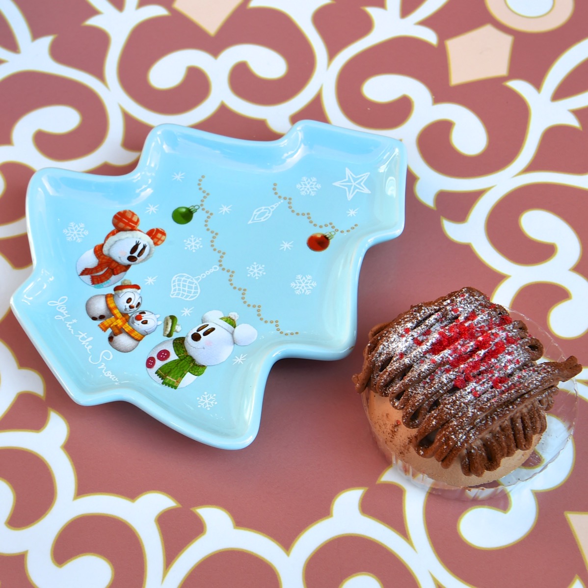 東京ディズニーリゾート“ディズニー・クリスマス2017”チョコレート&コーヒームースケーキ