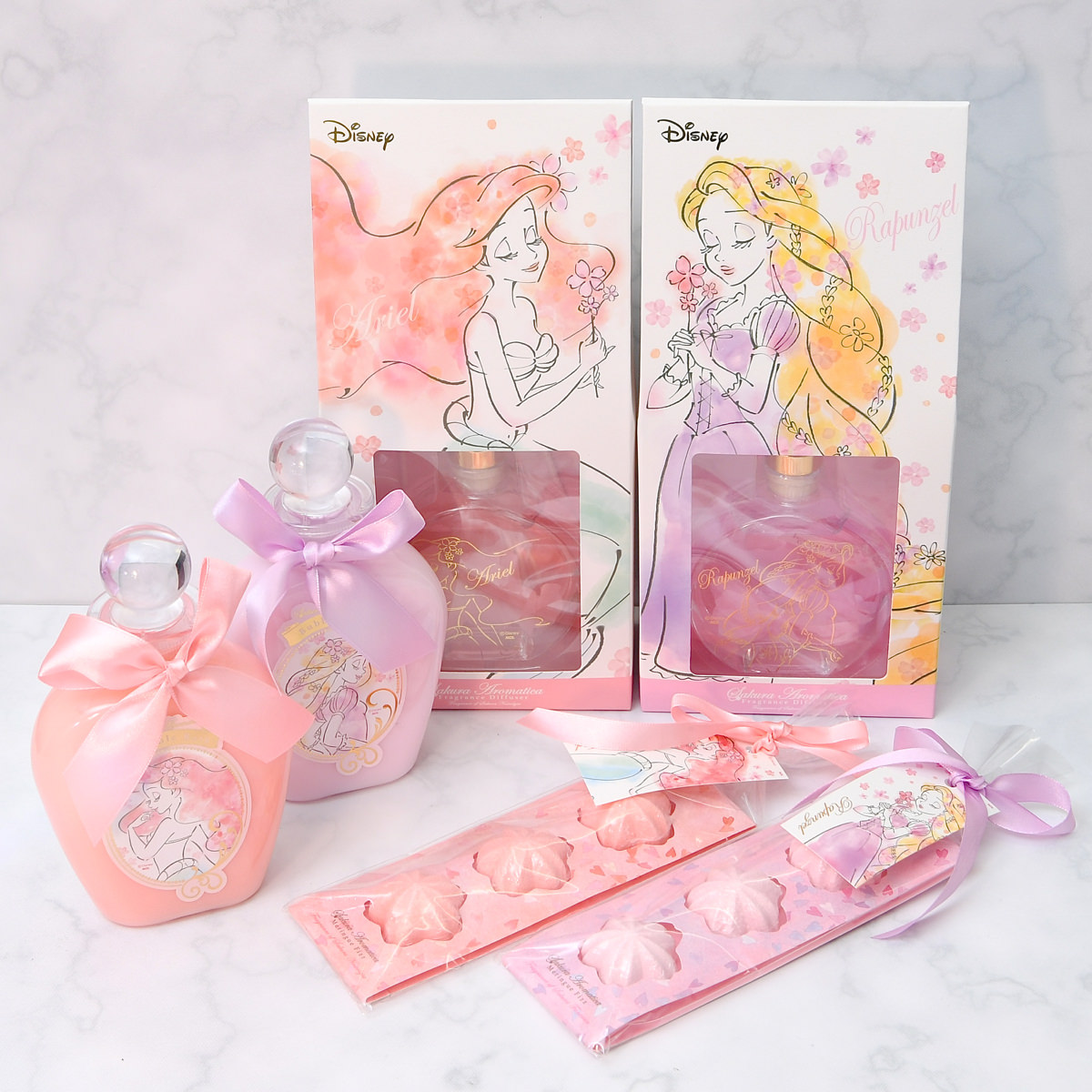 アリエル ラプンツェルを桜で彩る ノルコーポレーション Disney Sakura Aromatica
