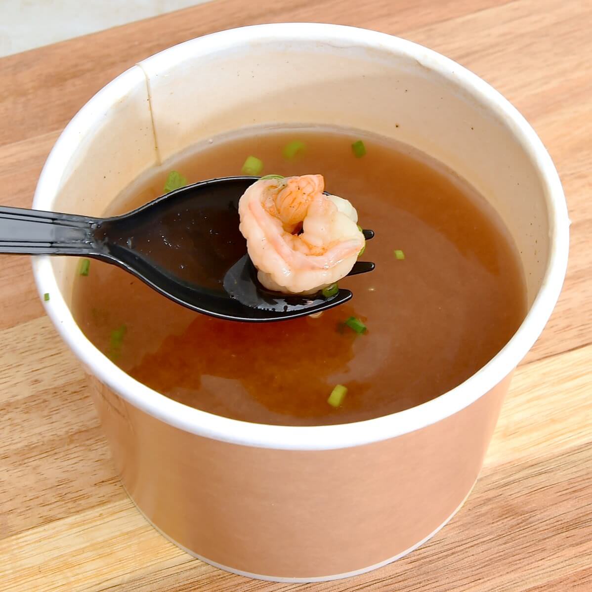 エビケイジャン風スープ