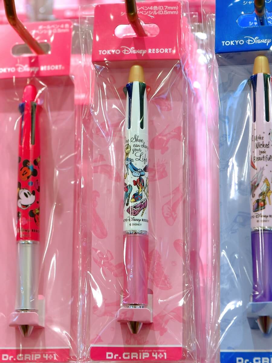 プリンセスシューズ4色ボールペン＆シャープペンシル
