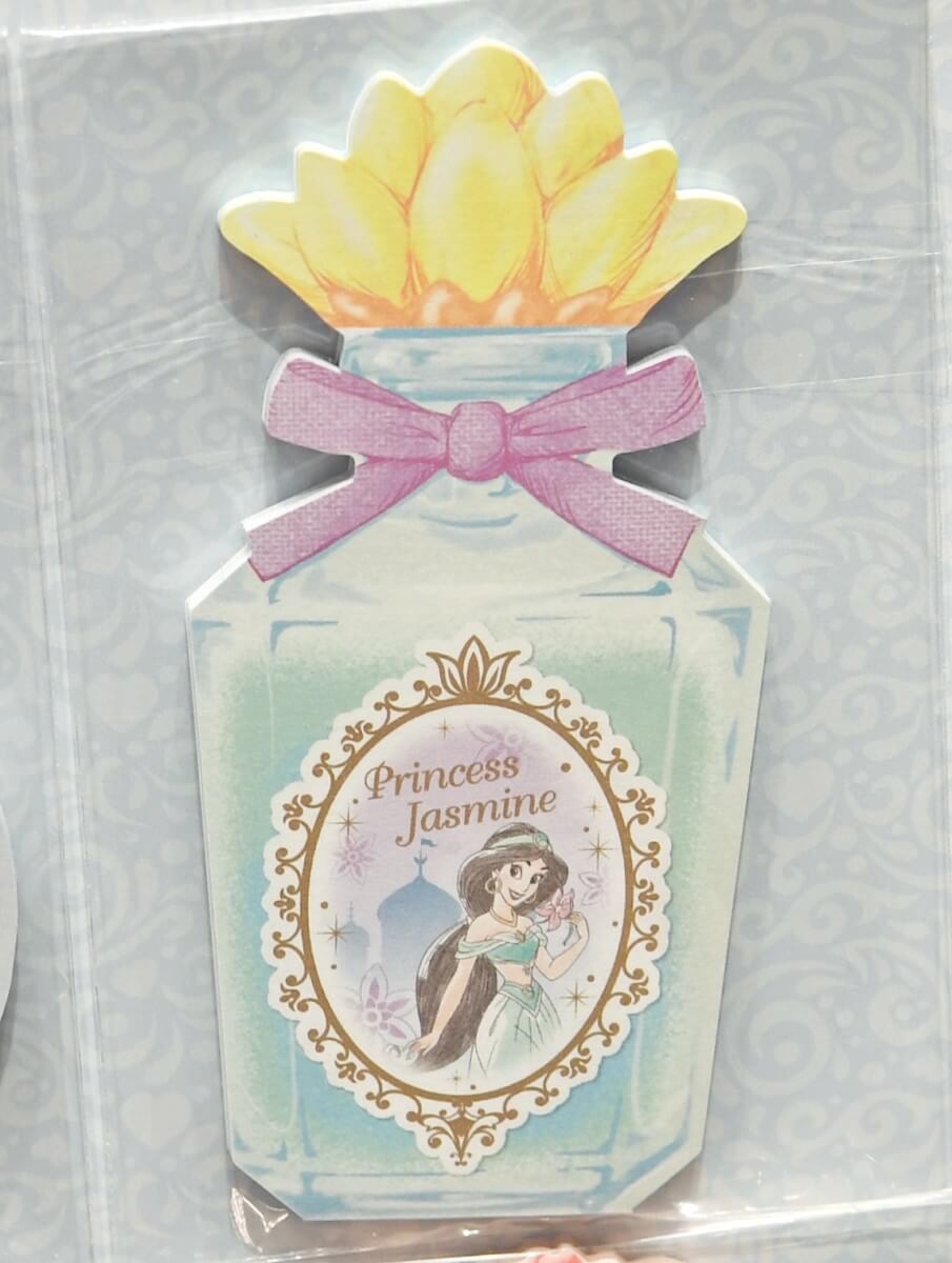 おしゃれな香水瓶デザイン 東京ディズニーランド プリンセスメモセット