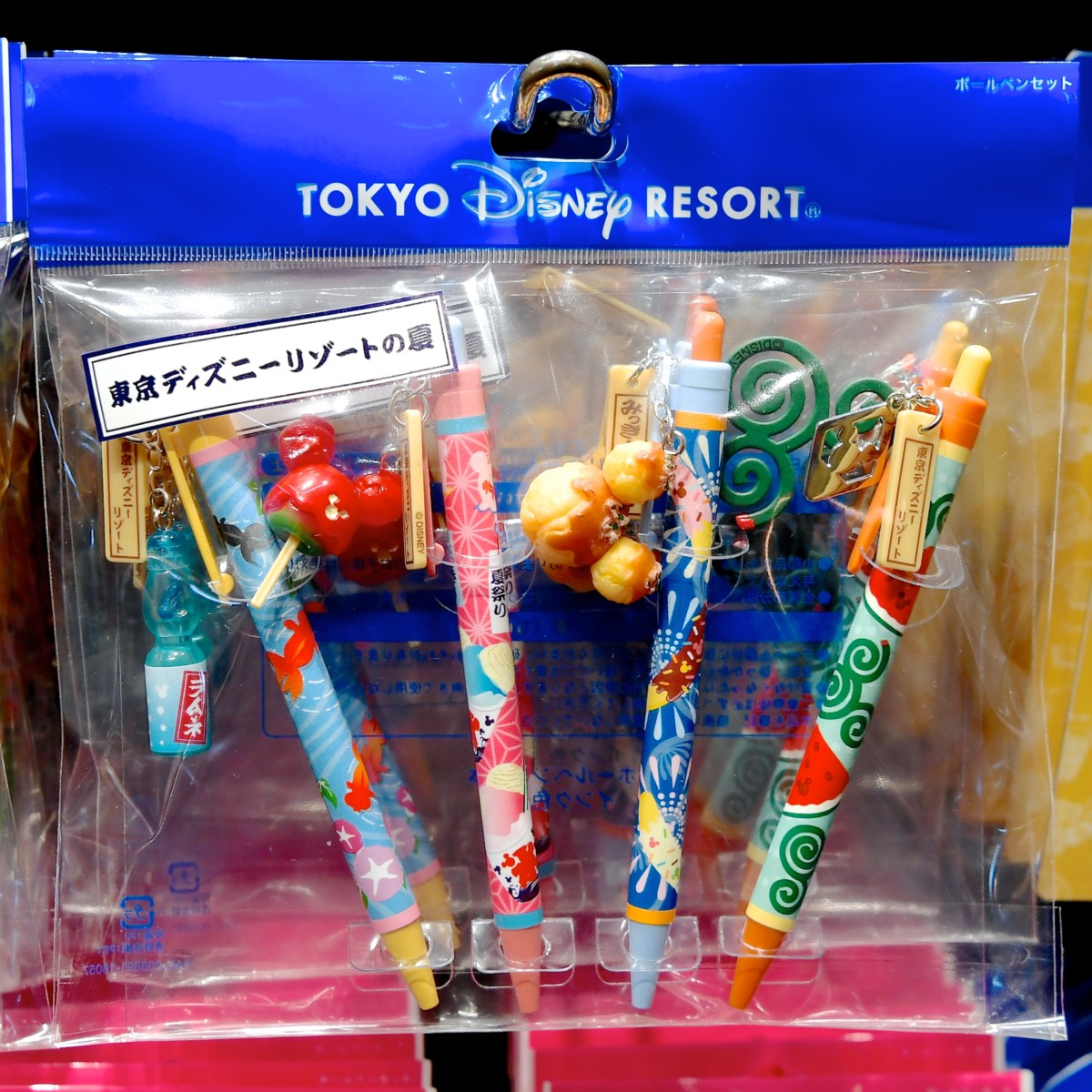 東京ディズニーリゾートの夏ボールペンセット