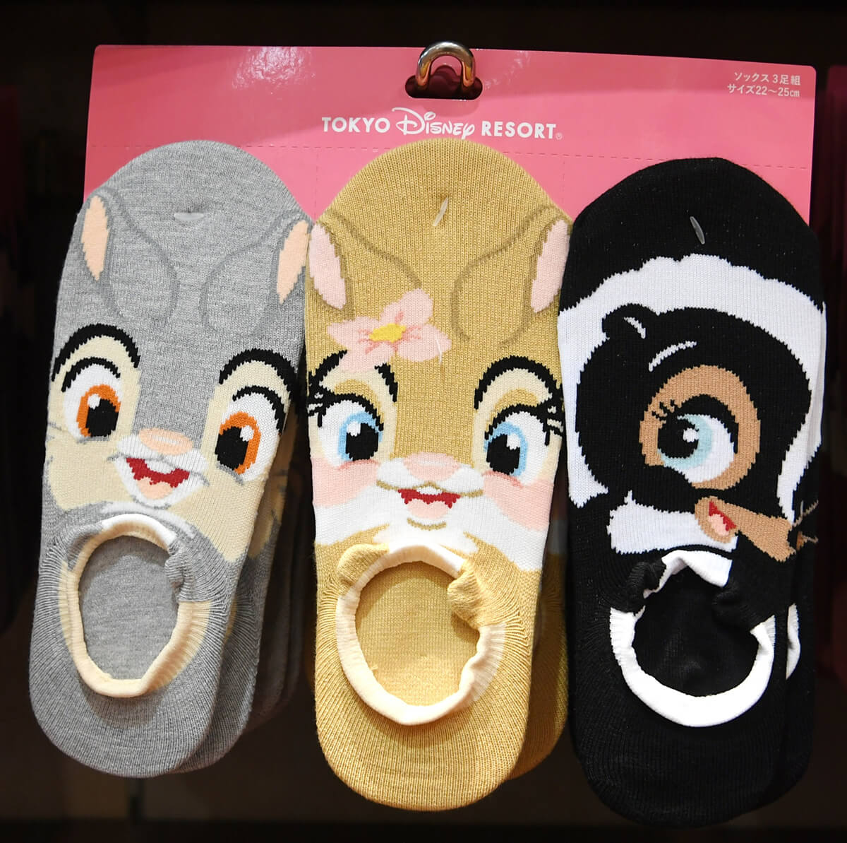 気分で選べる3キャラセット 東京ディズニーランド ソックス 靴下