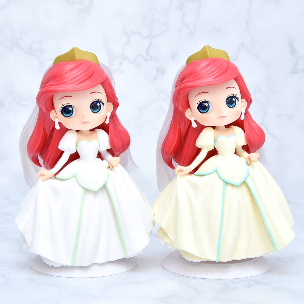 アリエルが純白のドレス姿に バンプレスト Q Posket Disney Characters Ariel Dreamy Style