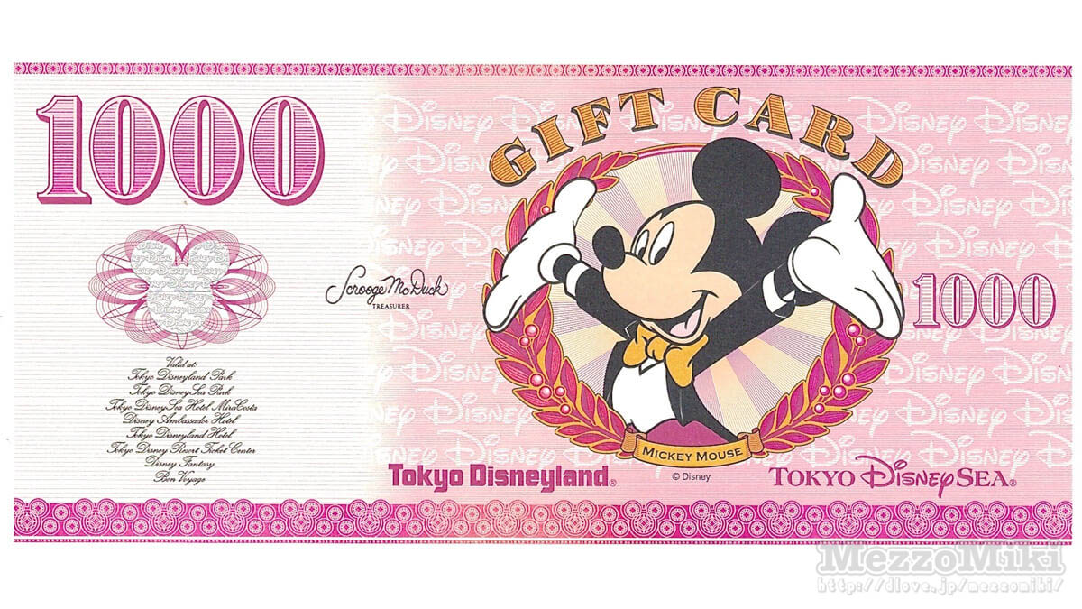 Tokyo Disney Resort Gift Card 35th 3