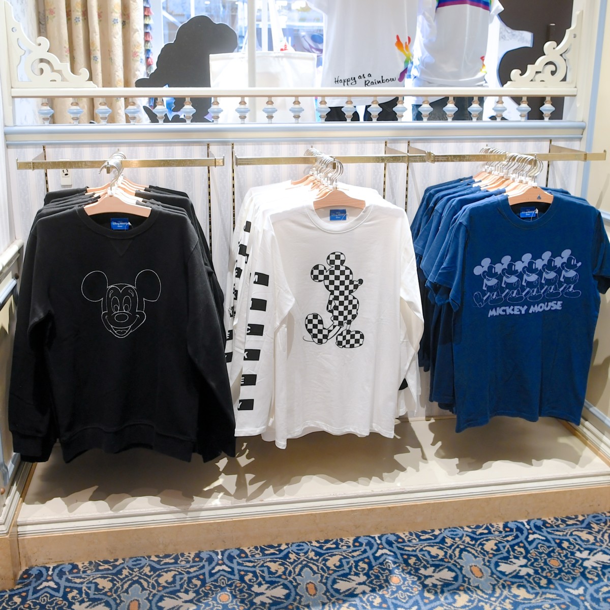 シンプルなミッキーデザイン 東京ディズニーランド Tシャツ トレーナー パーカー
