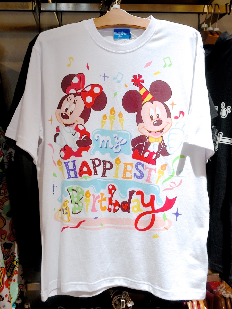 ミッキー＆ミニーお誕生日Tシャツ