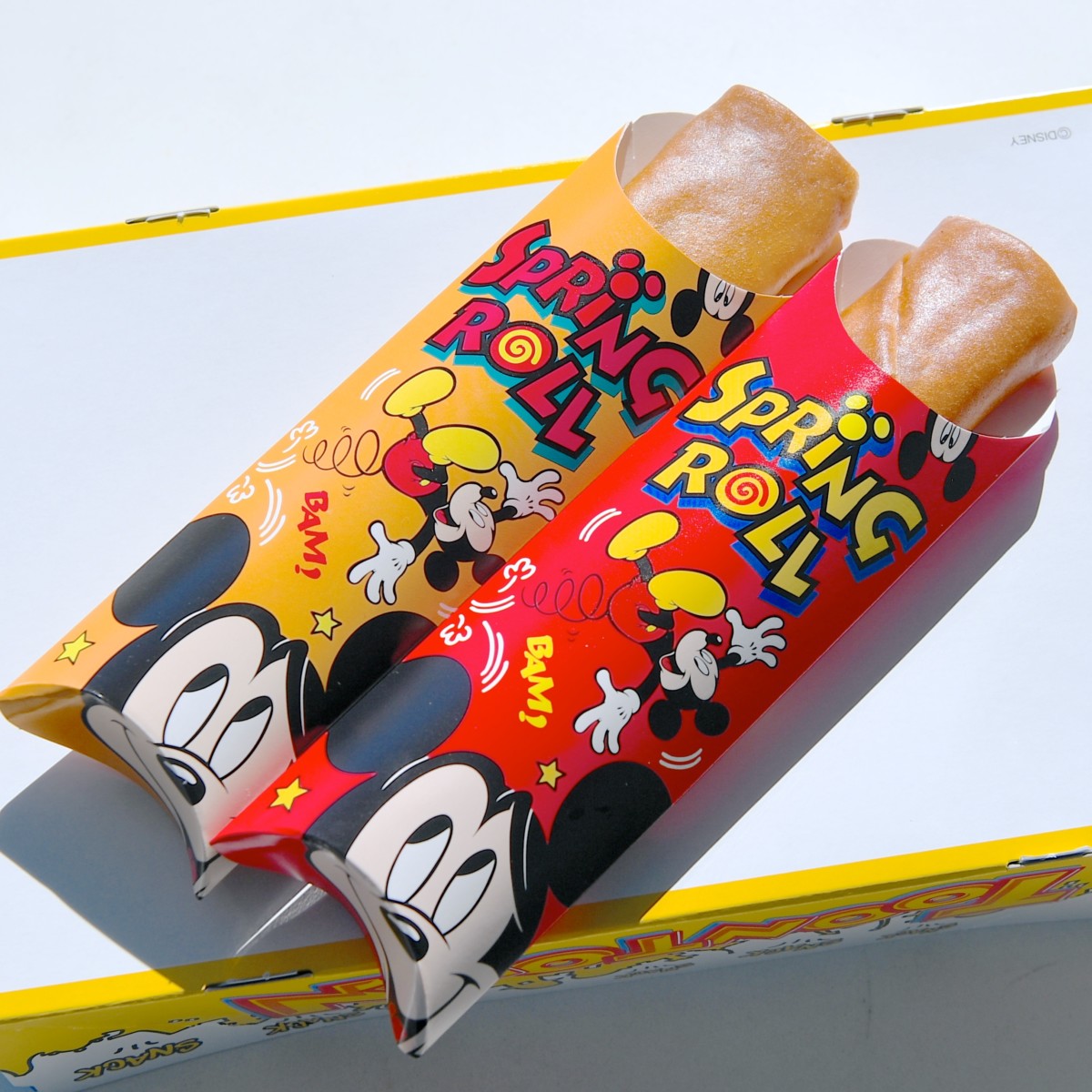 エッグ シュリンプ ピザ味のスプリングロール 東京ディズニーランド ミッキーのトレーラー グランドメニュー