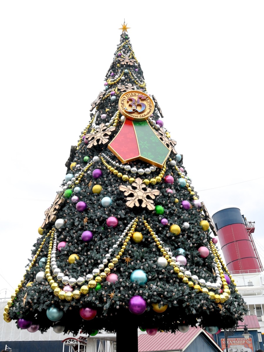 アメリカンウォーターフロント巨大クリスマスツリー