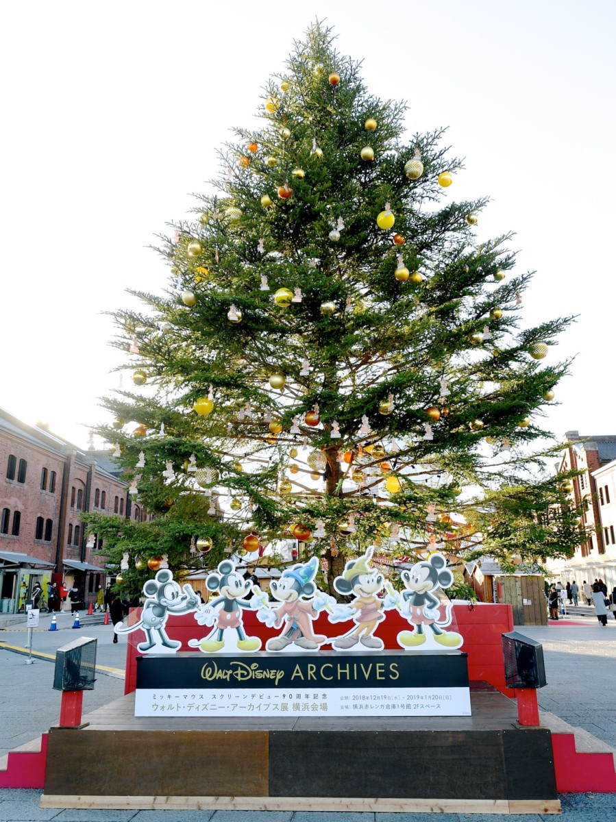 横浜会場にはクリスマスツリーも登場！ウォルト・ディズニー・アーカイブス展～ミッキーマウスから続く、未来への物語～