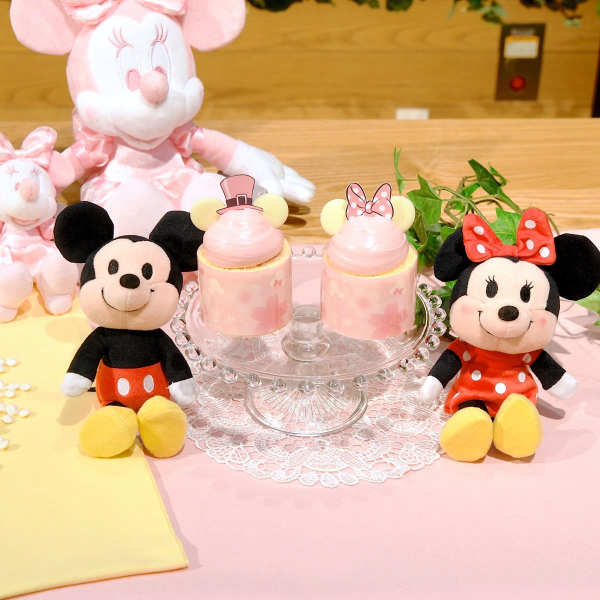 桜 ミッキーマウス ミニーマウス ケーキが500円で作れる Abcクッキング 体験レッスン