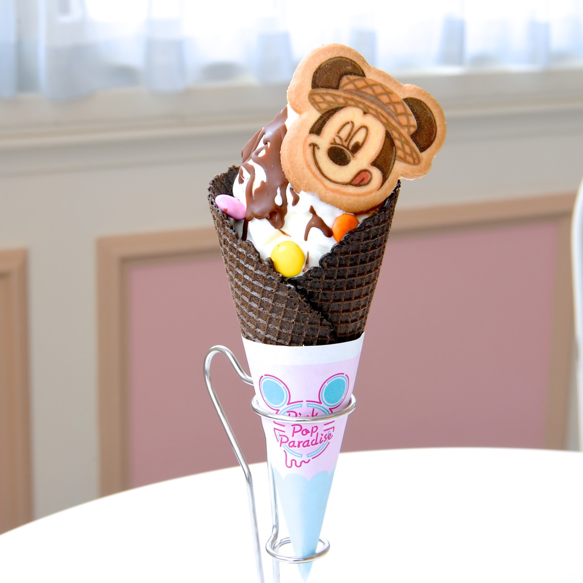 東京ディズニーランド”Pink Pop Paradise"ソフトクリーム&チョコレート