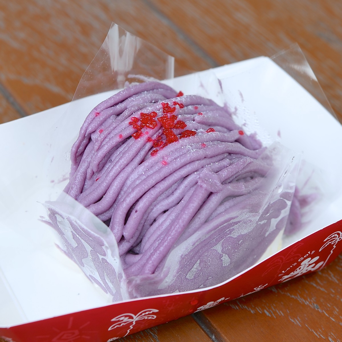 紫イモのモンブラン
