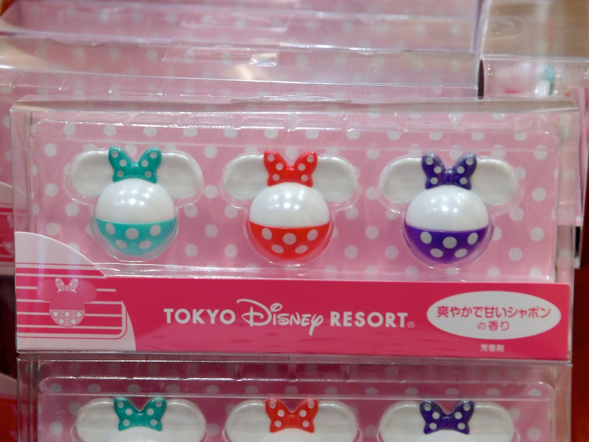 かわいいミニーマウスデザイン 東京ディズニーランド 自動車用芳香剤