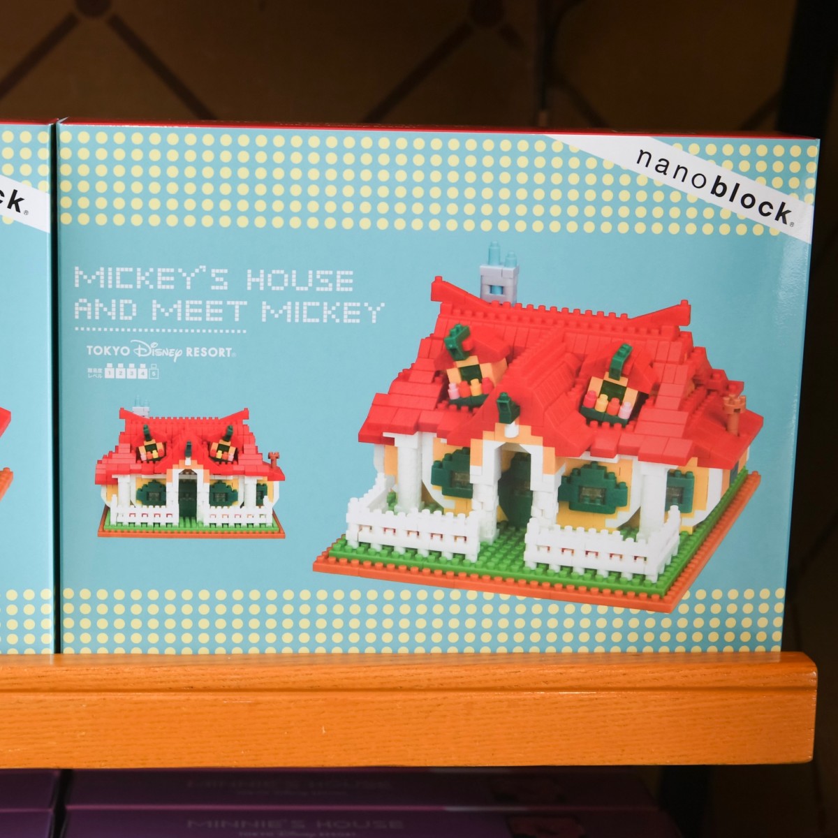 「ミッキーの家とミート・ミッキー」ナノブロック　パッケージ