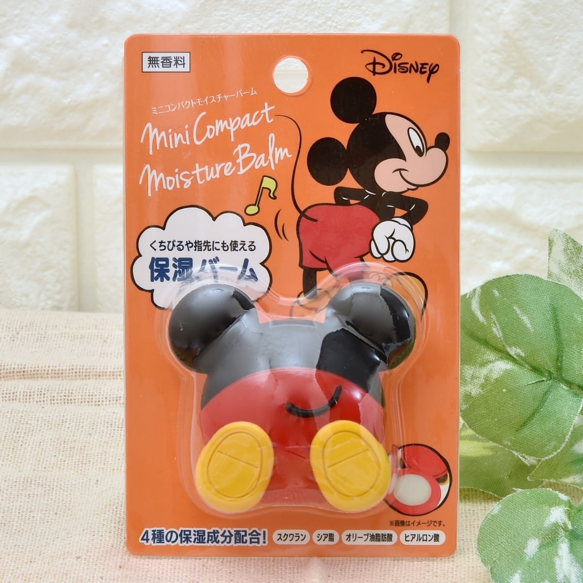 ミニコンパクトモイスチャーバーム -ミッキーマウス-　Mini Compact Moisture Balm -Mickey Mouse-