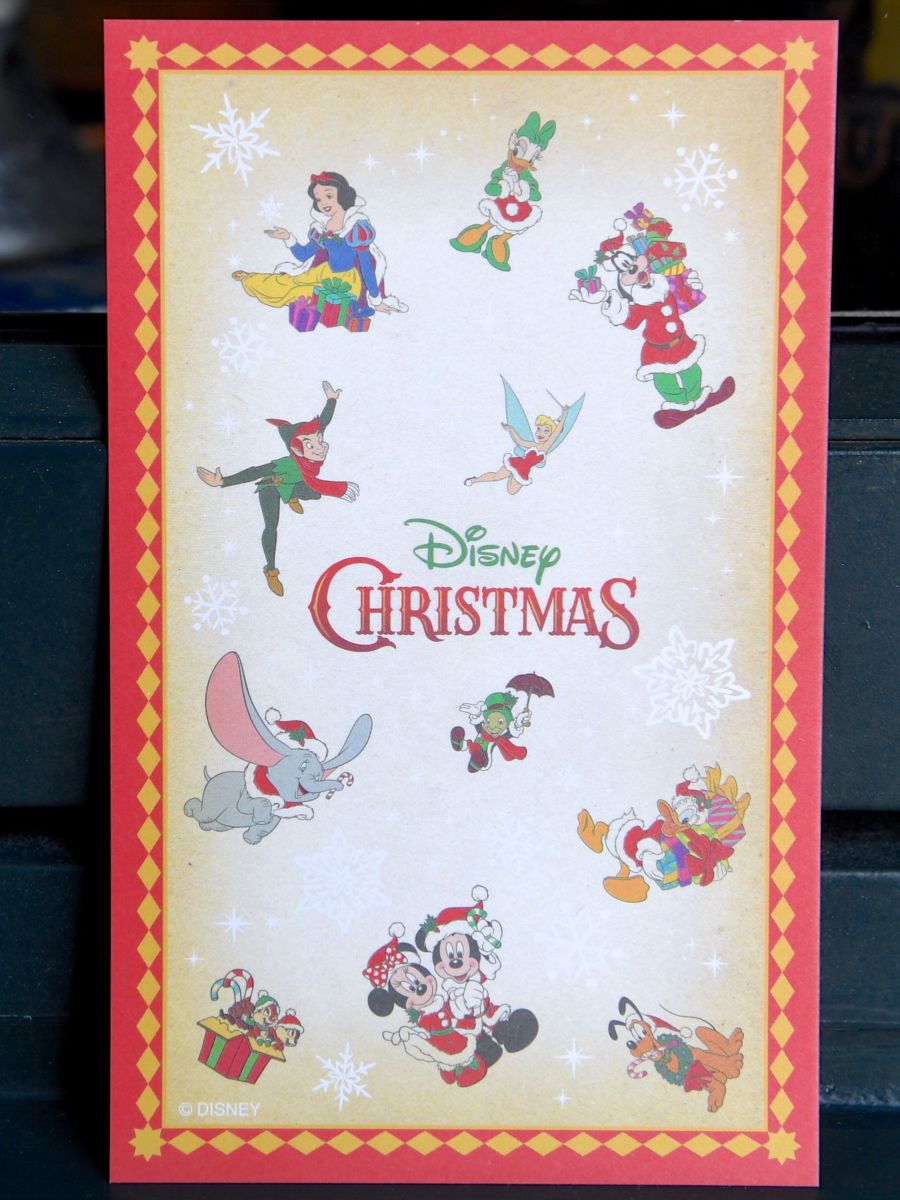 ブルーバイユー・レストラン　ディズニー・クリスマス2019メニューカード