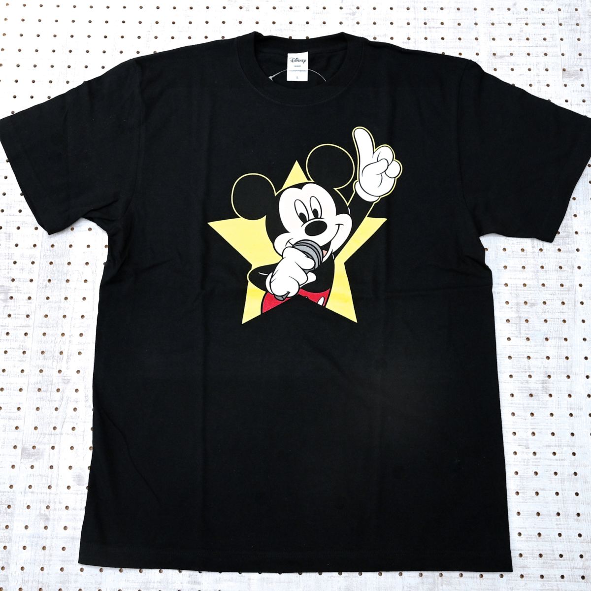 ミッキーマウス／Tシャツ　ブラック