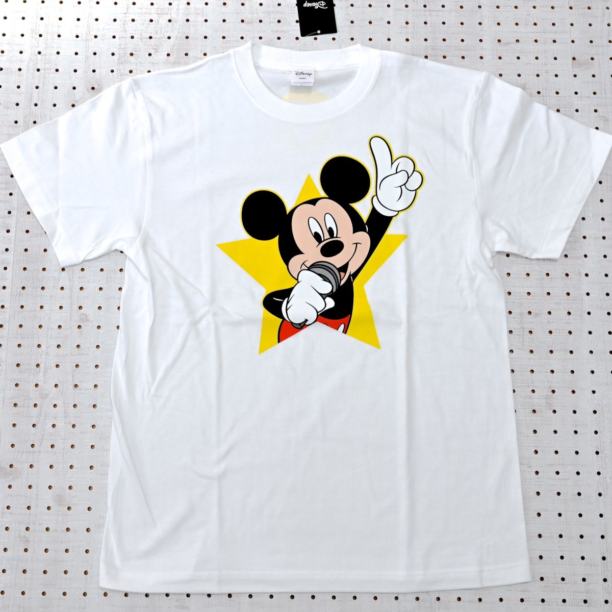 ミッキーマウス／Tシャツ　ホワイト