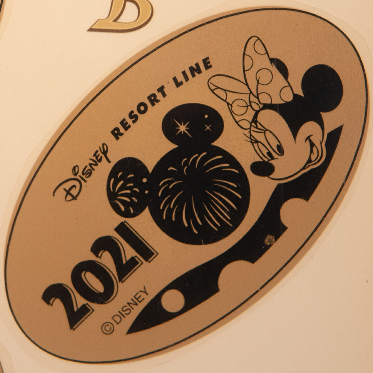 東京ディズニーランド・ステーション2021イヤリースーベニアメダル　ミニーマウス