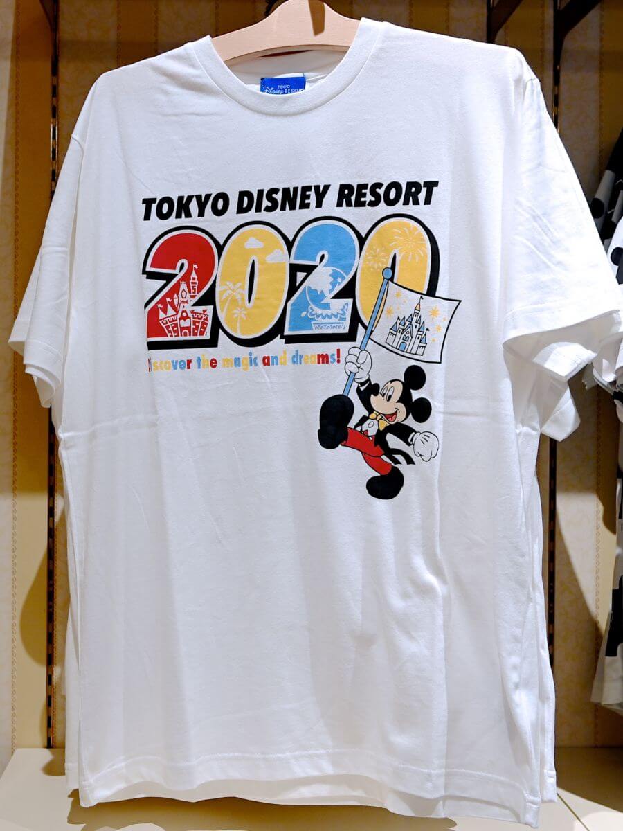 ミッキーマウス2020デザインTシャツ1