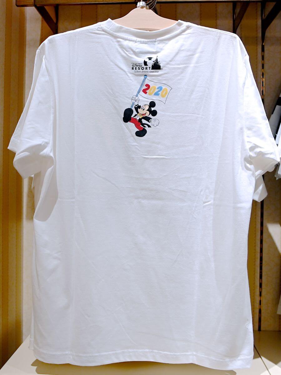 ミッキーマウス2020デザインTシャツバックデザイン